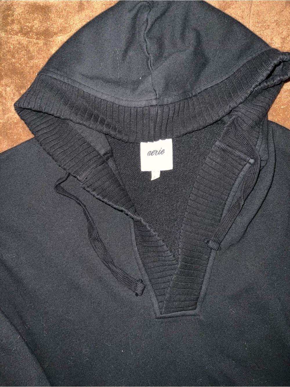 Aerie Down-To-Earth Henley Hoodie XS - Picture 3 of 13